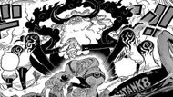 Saint Saturn's Gyuki Hybrid form as seen in the One Piece manga (Image credit: Shueisha)
